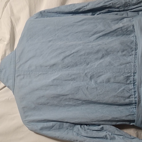 SALE! Worth New York Tiffany Blue Long Belted Jacket Sz.L Gently Worn - Picture 10 of 14